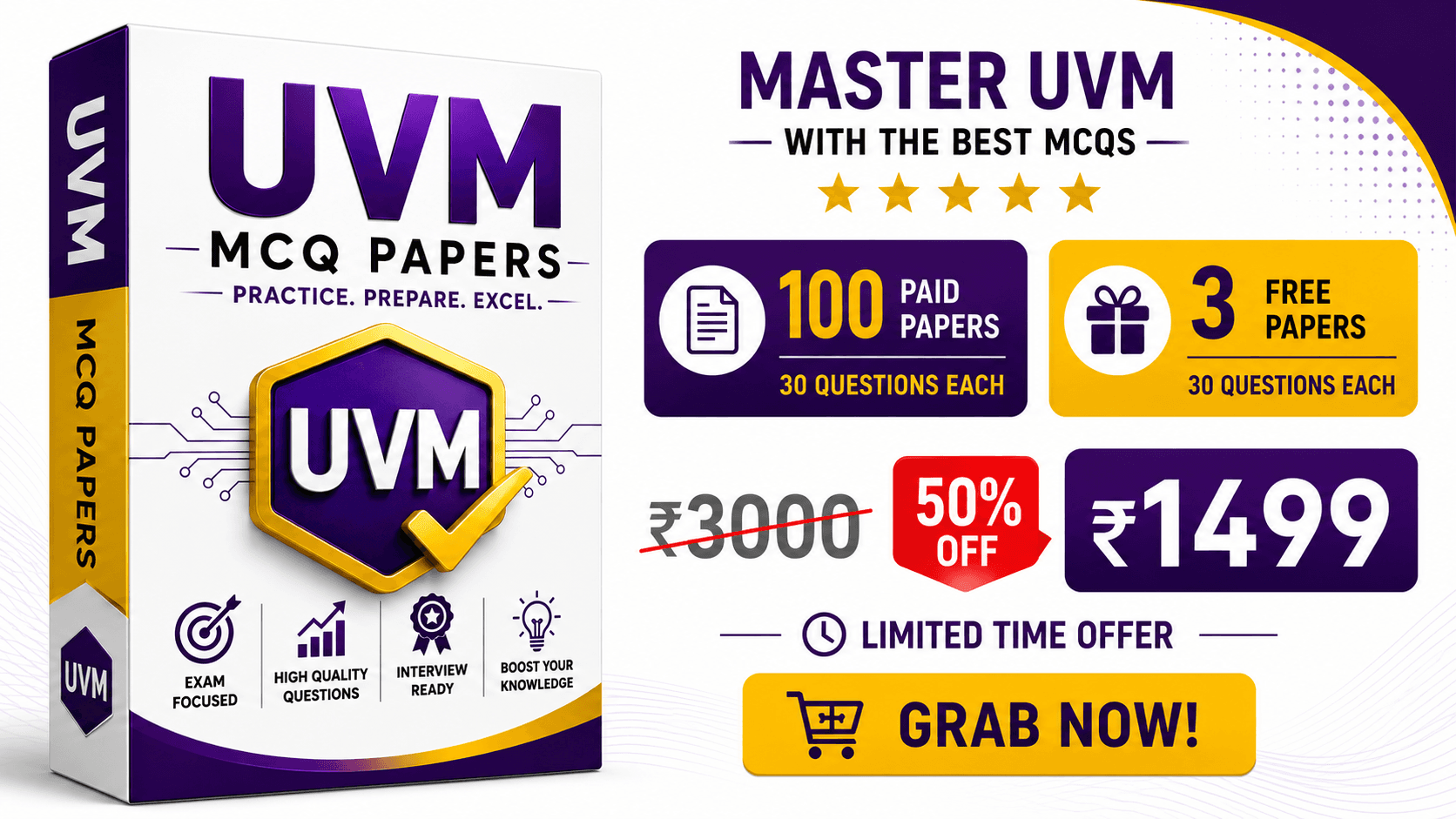 UVM MCQ